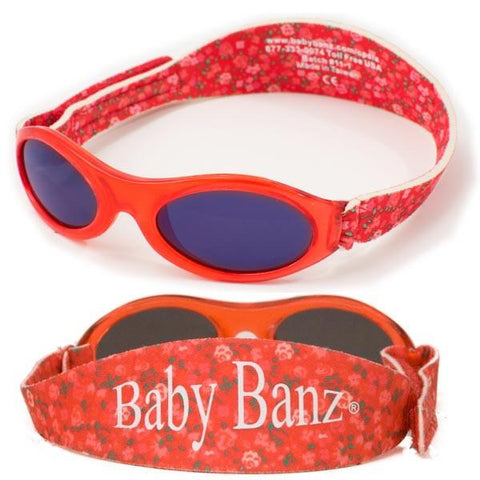 Adventure Banz Sunglasses - Red Floral