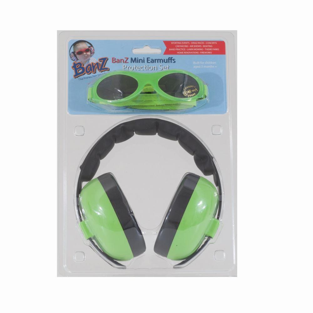 Banz Mini Earmuffs & Sunglasses Combo