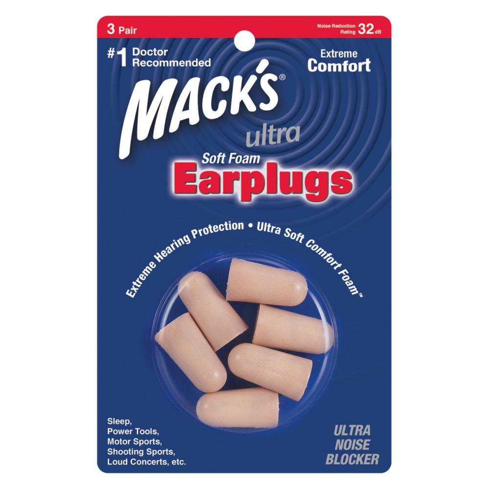 Macks Ultra Soft Foam Earplugs