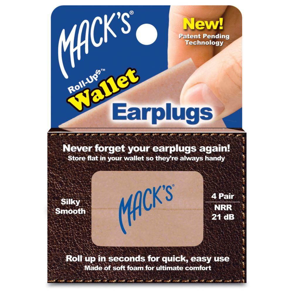 Macks roll up earplugs